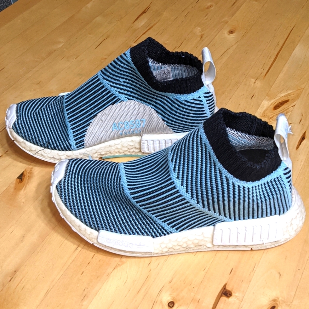 Size 5 boys Adidas "sock shoe"